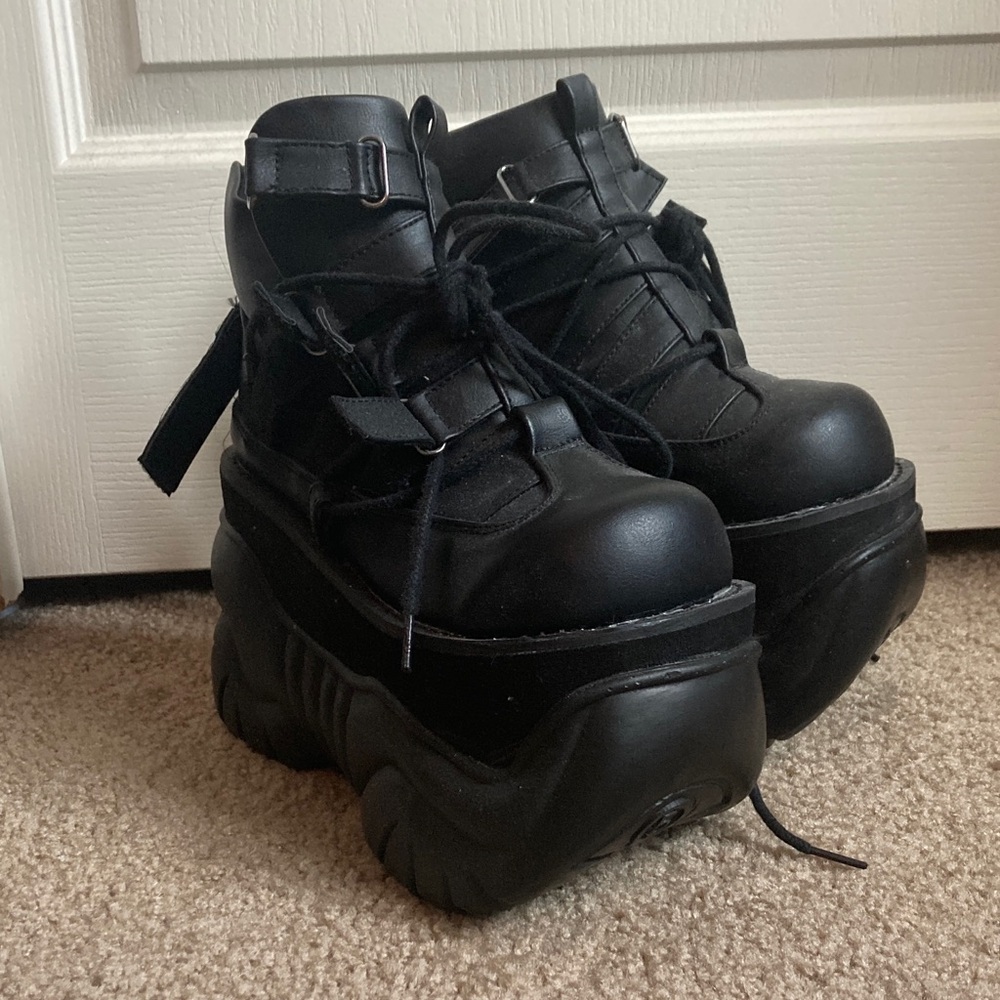 Demonia Black Gothic Boots
